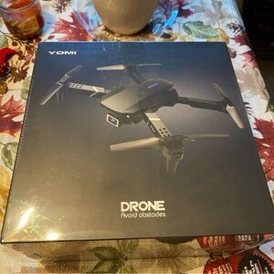 New Sealed Black Drone with Obstacle Avoidance